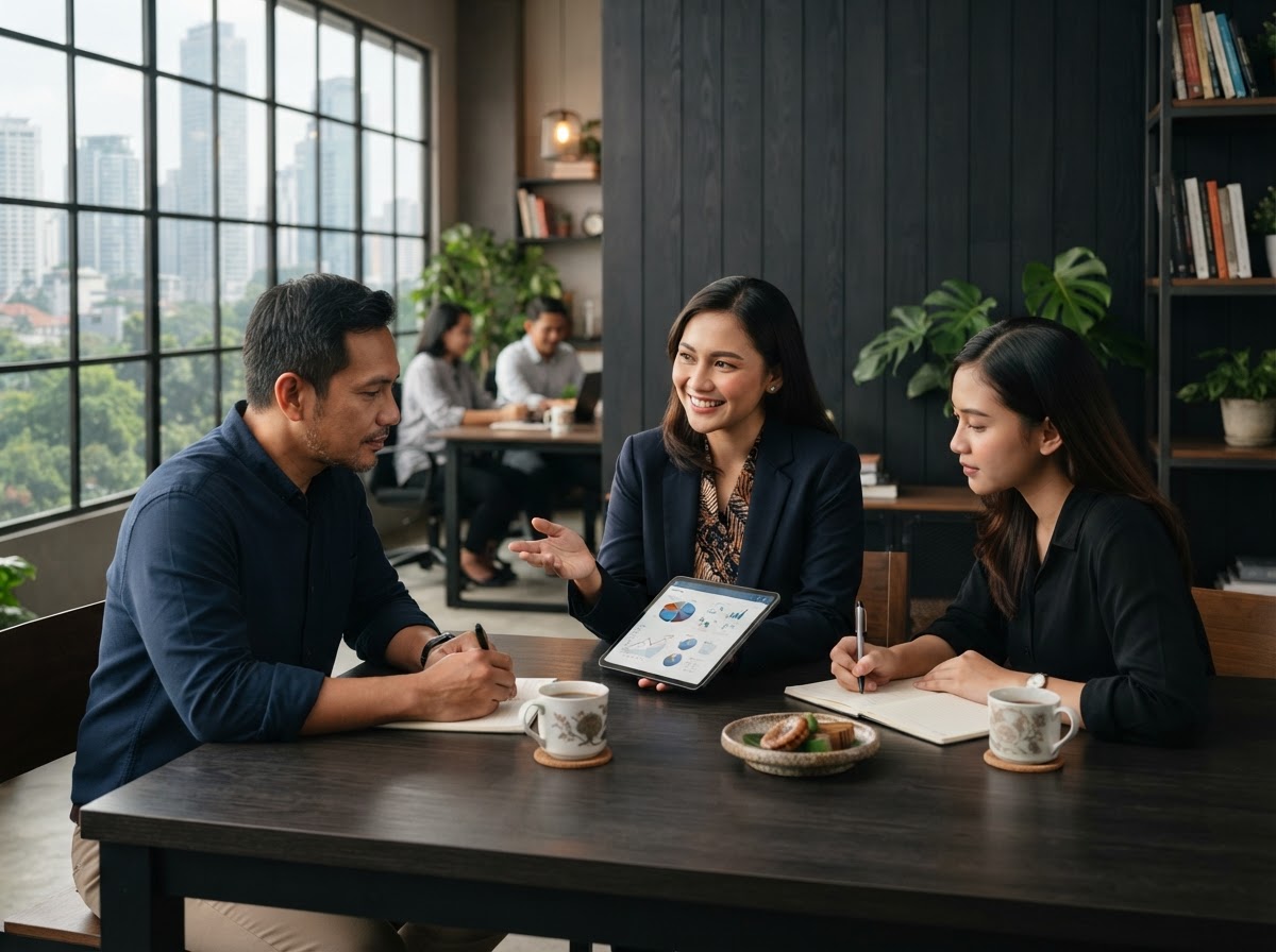 Kokoh Nilaidana - tim menganalisis data strategi finansial berbasis AI