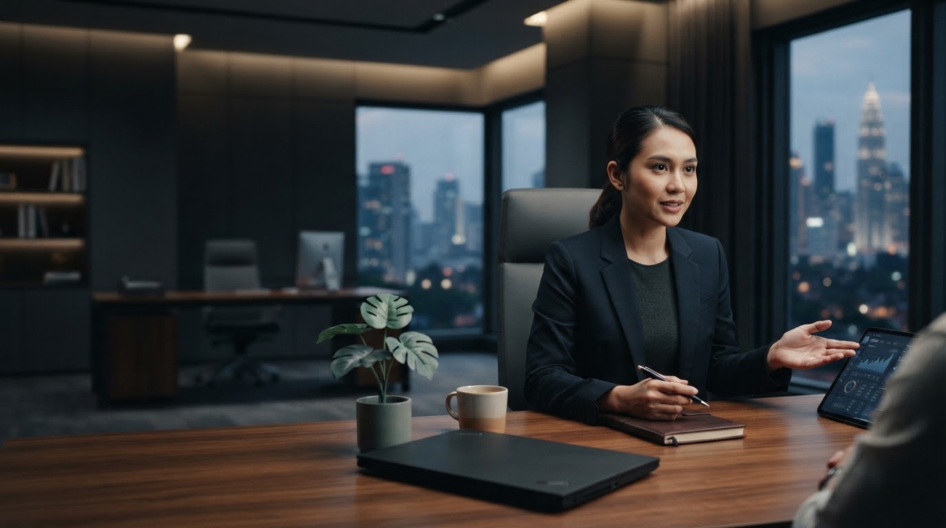 Kokoh Nilaidana - ilustrasi analisis data finansial berbasis kecerdasan buatan